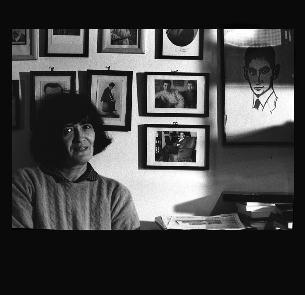 Milano, 1987 in casa di Goffredo Fofi<br>Photo courtesy©vincenzocottinelli